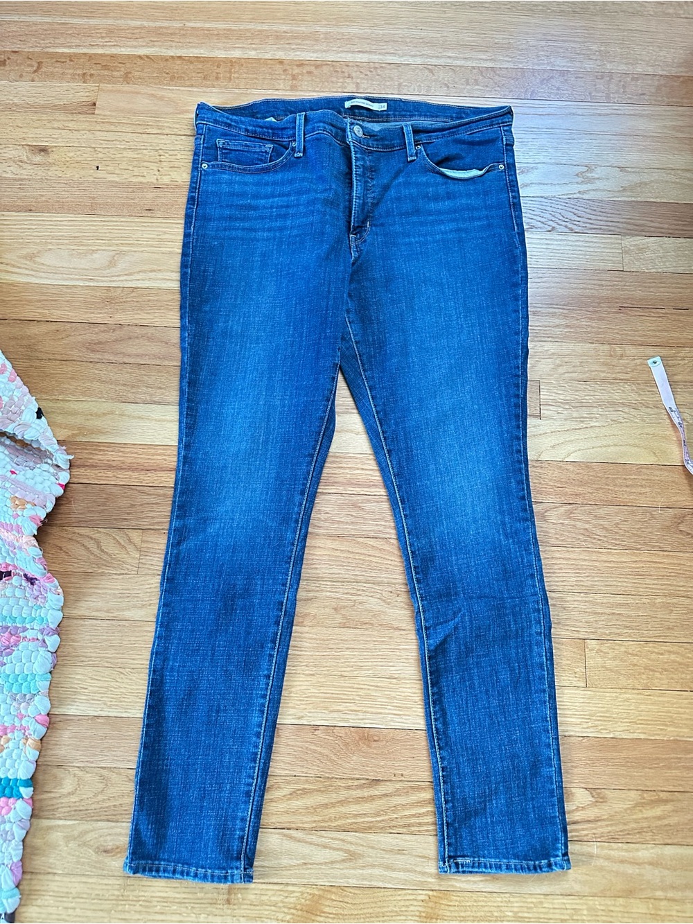 Levi’s 311 Shaping Skinny Jeans W34 L32 Dark Wash Maui Views - Picture 3 of 6